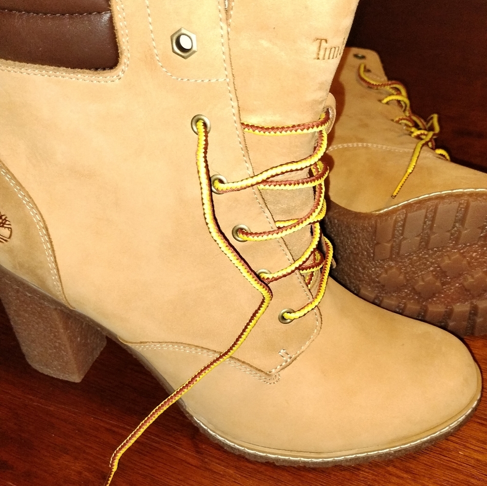 Timberlands high heel boots